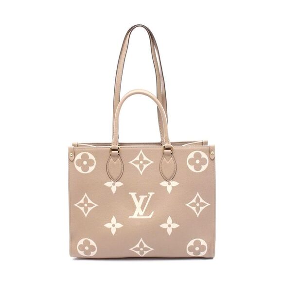 Louis Vuitton OnTheGo MM Bicolor Leather Tote - Picture 1 of 8